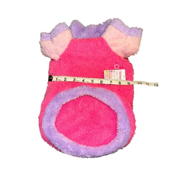 Yikeyo Dog Sweater Pink & Purple Fleece Medium Cozy Apparel - Picture 8 of 11